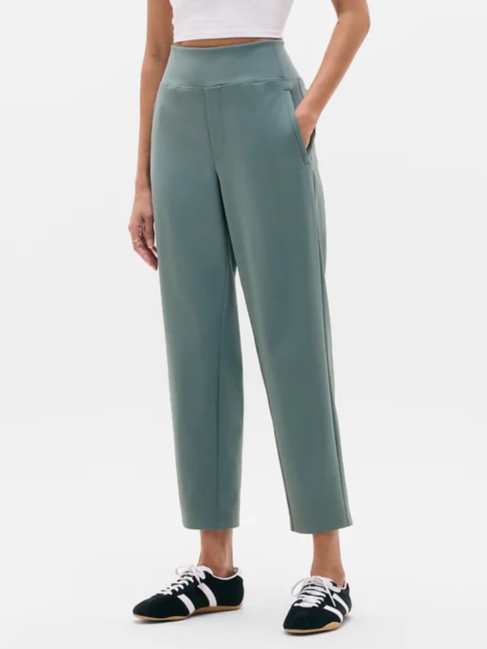 Athleta Endless High Rise Pant Agave Size 10P - Picture 7 of 7